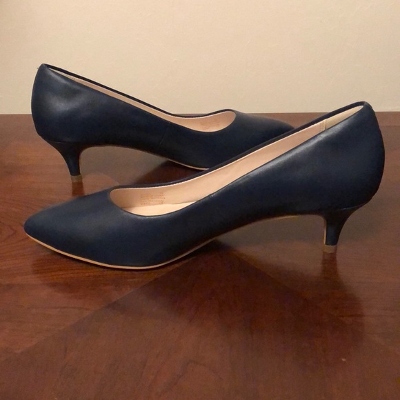 cole haan blue pumps